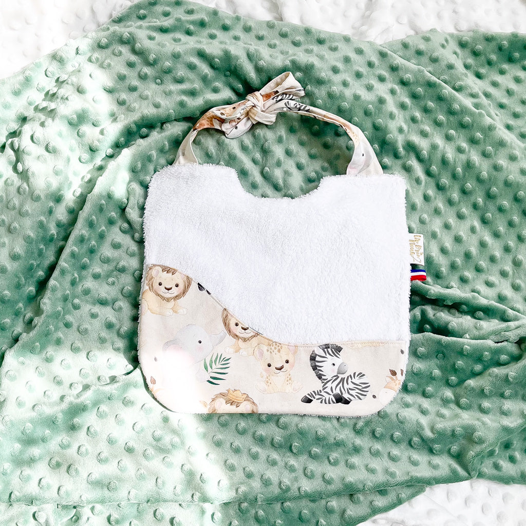 Bavoir 2ème âge - Jungle Safari 🦁