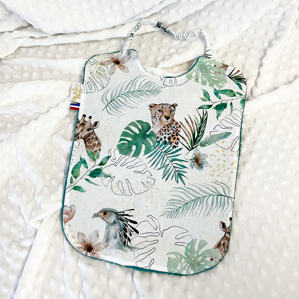 Bavoir Maternelle - Jungle Safari