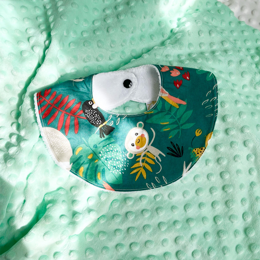 Bavoir naissance - 0/6 mois - Jungle Papaya