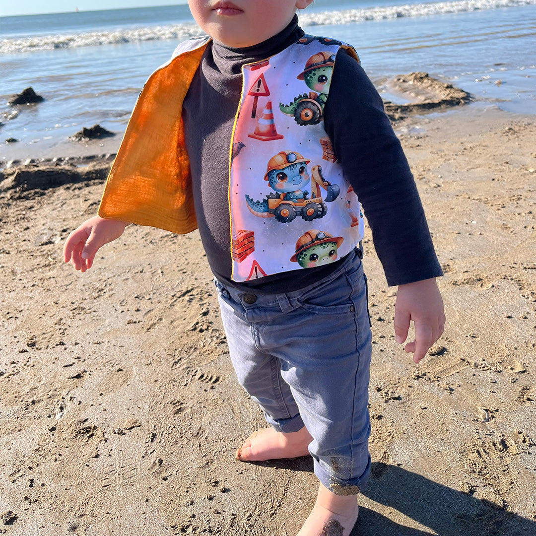 Gilet de berger - Dino Chantier - Gaze de coton