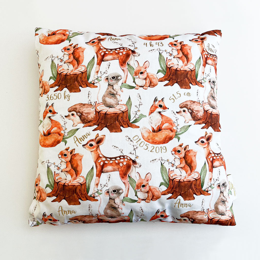 Coussin de naissance à personnaliser