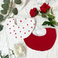 Lot de 2 bavoirs naissance - 0/6 mois - Le mois de l'Amour ♡