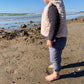 Gilet de berger - Liberty - Fausse fourrure rose