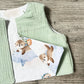 Gilet de berger - Loutre - Gaze de coton