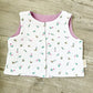 Gilet de berger - Fleurs - Gaze de coton